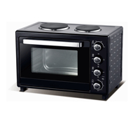 Four électrique 48L avec plaques chauffantes, convection, ventilateur turbo, grill