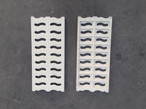 รางน้ำฝนไฟเบอร์กลาส FRP GRP และฝาครอบรางน้ำ วัสดุก่อสร้างโลหะ - Product Image 2