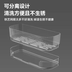 <b>Kitchen</b> Sink <b>Storage</b> Rack Narrow Edge Dish Soap Drainer Multi Function Organizer Countertop <b>Kitchen</b> <b>Storage</b> - Product Image 4