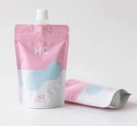 Pochette de pulvérisation portable en plastique PE personnalisée pour liquides et aliments pour l'emballage alimentaire