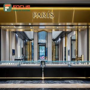 High Visibility Jewelry Retail Display System Polished Surface Boutique Space Display Counter - Product Image 1