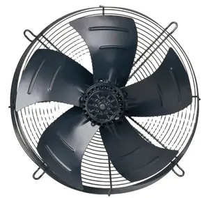 Ventilador de fluxo de ar axial AC 350 mm eficiência Ventilador de refrigeração axial alimentado por motor de rotor externo 380v 50 Hz