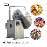 Nueva Máquina Automática Profesional para Recubrir Almendras y Cacahuetes con Acero Inoxidable 304 y Bajo Nivel de Ruido