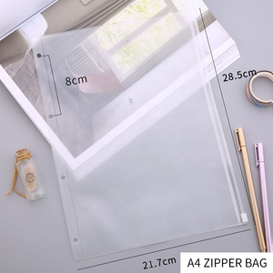 Chất Kết Dính Ngân Sách A6 Rõ Ràng Pvc 6 Vòng Chất Kết Dính Tiền Với Túi Phong Bì Tiền Mặt, Trong Suốt - Product Image 5