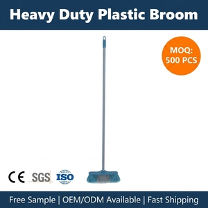 <span class=keywords><strong>Balais</strong></span> de nettoyage d'extérieur en plastique PP avec tête à poils angulaires, résistants à l'eau, durables, 120 cm, avec manche en métal - Product Image 2
