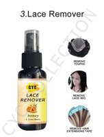 Emballage de colle pour extensions de cheveux de haute qualité personnalisé différents kit d'installation de colle pour perruque de dentelle parfumée ensemble d'installation de perruque