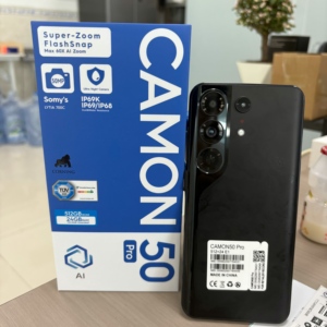Teléfono inteligente TECNO Camon 50 Pro de 6.8 pulgadas con batería grande, doble núcleo, 16GB+1TB, 5G, 6150mAh, Android 15 - Product Image 3