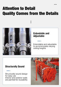 Hochwertiger Verstellbarer Metall-Stützständer aus Stahl für Bauarbeiten - Product Image 6