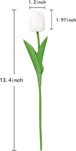 Fleur artificielle de haute qualité, effet toucher réel, tulipe de simulation, pour la décoration de la maison, des mariages et des fêtes - Product Image 3