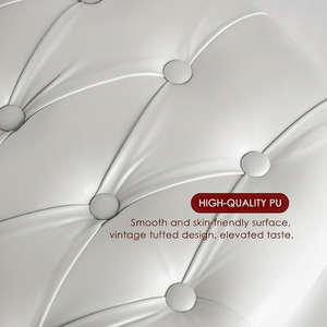 20 coussins et oreillers en vinyle blanc pour chaises de mariage Chiavari 20 pièces - Product Image 1