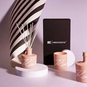 Mescente <span class=keywords><strong>pas</strong></span> <span class=keywords><strong>cher</strong></span> luxe bas quantité minimale de commande aromathérapie Citta sans étiquette pot bougies parfumées en cire de noix de coco avec couvercle - Product Image 6