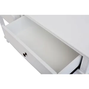 Muebles de Interior Más Vendidos, Mesa de Entrada de Estilo Personalizado, <span class=keywords><strong>Escritorio</strong></span> para Dormitorio, Mesa Consola de Madera Blanca para Muebles - Product Image 6