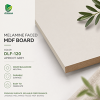 Panneau décoratif en fibre de bois écologique gris pêche chaud, résistant à l'humidité, avec faible teneur en formaldéhyde E0 pour les intérieurs modernes