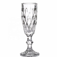 Flûtes à champagne en verre transparent de 160 ml, gobelets à vin et à cocktails pour mariage, restaurant, bar, fête, décoration de table