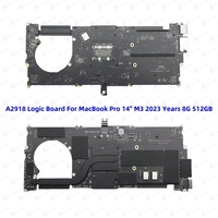 Placa Base Buyee A2918 para Macbook, Chipset DDR2 8G/512GB 16G/1TBSATA con Touch ID