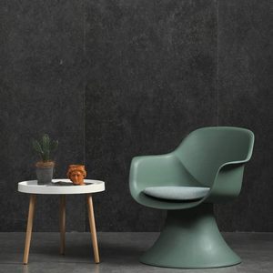 Sofá de Ocio con Reposabrazos de Plástico PP Tapizado Estilo <span class=keywords><strong>Italiano</strong></span> con Cojín para Sala de Estar, Dormitorio, Apartamento - Product Image 4