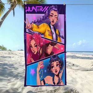 Toalla <span class=keywords><strong>de</strong></span> Playa Personalizada Botu, Microfibra, Diseño <span class=keywords><strong>de</strong></span> Dibujos Animados, Kpop, Anime, 70x150cm, Absorbe Agua, Secado Rápido, <span class=keywords><strong>Toallas</strong></span> <span class=keywords><strong>de</strong></span> Baño y Playa <span class=keywords><strong>de</strong></span> Verano - Product Image 5
