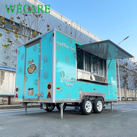 WECARE Carritos Foodtruck, bar à jus, café, desserts, remorque entièrement équipée, camion de restauration rapide commercial avec cuisine complète