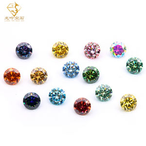 อัญมณีหลวมมอสซาไนต์ตัดเพชรหลายสี - Product Image 1