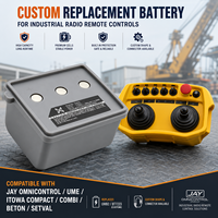 Batterie de rechange personnalisée pour télécommande de grue 2000mAh 7.2V Ni-MH pour JAY Itowa HBC UMB2 BT7223, équipement lourd OEM