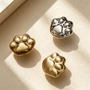 Tirador de latón con diseño de pata de gato para muebles, pomos de cajón, accesorio para armario de zapatos, ideal para habitación infantil - Product Image 2