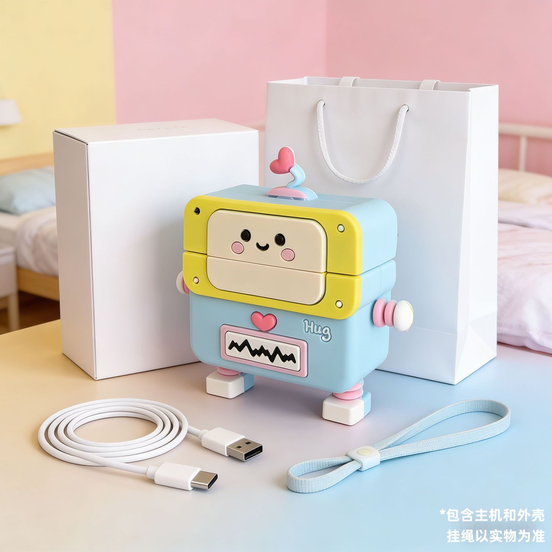 Ai robot carino giocattolo senza cordino-wifi+4g