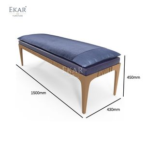 EKAR Mobilier de chambre moderne d'inspiration Montagu et en métal pour maison, hôtel, bureau ou appartement - Product Image 6