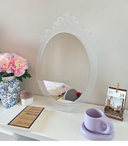 Vendita calda moderna creativa fari decorativi corona magica specchio per il trucco fata velo per la casa riparazione decorazione per la casa specchio - Product Image 6