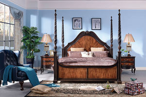 Лидер продаж деревянная антикварная кровать с балдахином WA412 - Product Image 2