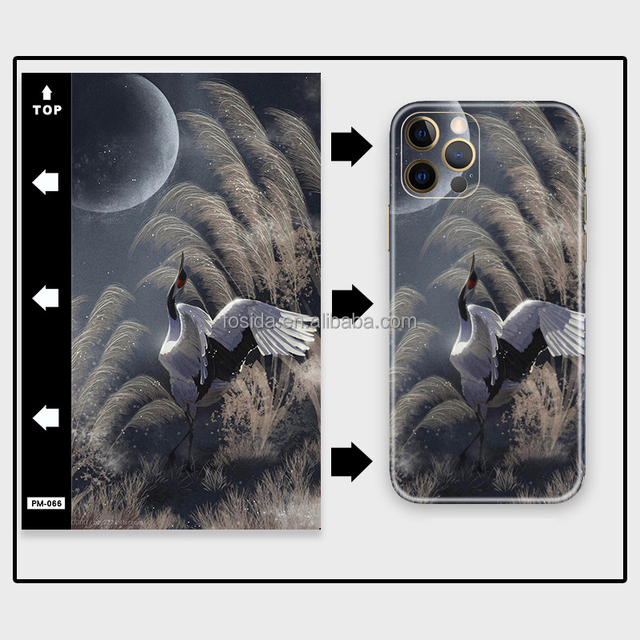 Private Customized Advanced Phone Wallpaper Skin Printed Full Cover 3D PVC Stickers on Phone