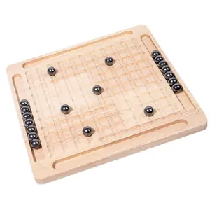 COMMIKI Jeu d'échecs à induction magnétique amusant pour enfants Exercice de pensée logique Puzzle Bataille Aimant magnétique Jouet d'échecs