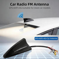 Antenne aileron de requin pour véhicule, combo GPS 4G LTE, verticale, 12dBi, gain élevé, étanche IP67, connecteur RF fileté, compatible OEM