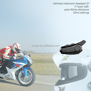 Inveer 1000m Bluetooth Duplex intercomunicador Para Moto Bluetooth xe máy liên lạc tai nghe x1plus cho mũ bảo hiểm phụ kiện - Product Image 6