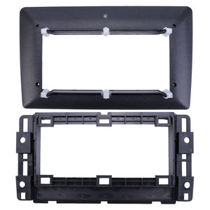 Cadre de façade d'autoradio pour Chevrolet GMC 2004-2006, universel 10 pouces, panneau avant (argent), kit d'accessoires auto standard - Product Image 2