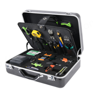 เครื่องมือก่อสร้างไฟเบอร์ออปติก tawaa ชุดเครื่องมือตัดสายไฟเบอร์ออปติก TFS-40D FC-6S ปลอกสายไฟเบอร์ออฟติกทนทาน ABS เกรดสูง - Product Image 1