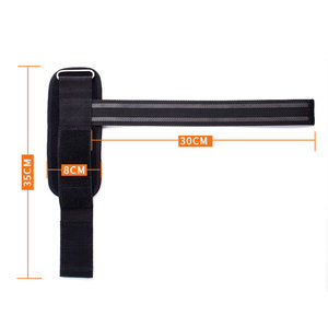 Tùy chỉnh <span class=keywords><strong>Neoprene</strong></span> Trọng lượng nâng dây đeo cổ tay 11 "dài Non-Slip Silicone Grip độn cổ tay kết thúc tốt đẹp cho đào tạo cử tạ - Product Image 4