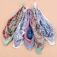 Bandanas unisexes en coton, foulard ou bandeau bohème écologique, accessoire imprimé bohème fait main, turban unisexe