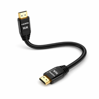 Câble certifié 2.2, 96 Gbit/s, 16K 60Hz, connecteur plaqué or, gaine PVC tressée, prend en charge 8K/16K pour caméra et ordinateur
