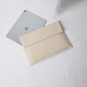 Плотный хлопковый конверт из натурального муслина, сумка для блокнота, нижнего белья, тканевая упаковка, Холщовый конверт для одежды, пылесборники с логотипом - Product Image 5