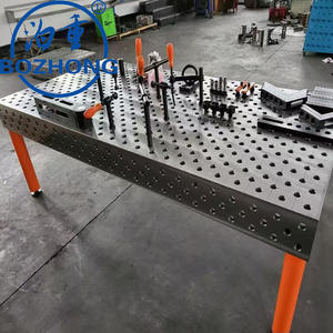 中国製高品質D16/D28シリーズ鋼鋳鉄製2D/3D溶接テーブル（溶接テーブルクランプと溶接治具付き） - Product Image 5