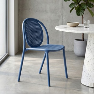 Chaises de salle à manger empilables Brio pour intérieur/extérieur, chaises de bistrot <span class=keywords><strong>en</strong></span> rotin empilables pour patio ou restaurant, ensemble pour terrasse, cour, véranda - Product Image 5