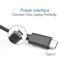 Pengisi Daya Desktop Tipe-C 90W Hemat Ruang Untuk Dell, Bodi Mini Berdaya Tinggi Untuk Penggunaan Jangka Panjang Pada Desktop
