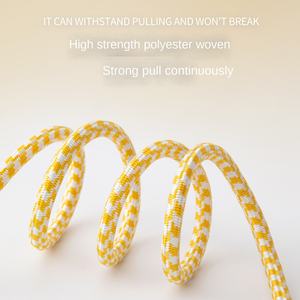 कुत्ते की कर्षण रस्सी पंड ठोस नायलॉन प्रशिक्षण लीश विस्फोट-सबूत चलने की श्रृंखला बड़े/मध्यम/छोटे कुत्तों के लिए नए निर्माताओं के लिए - Product Image 4