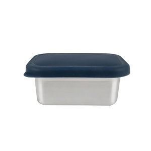 Contenitore per Alimenti in Acciaio Inox con Coperchio in Silicone, Ermetico, Adatto al Microonde, Lunch Box per Bambini - Product Image 3