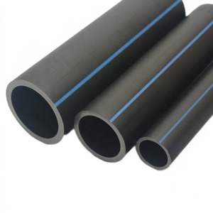 ท่อ HDPE สีดำแบบยืดหยุ่น ขนาด 20 มม. 110 มม. 160 มม. 200 มม. 250 มม. 280 มม. 1200 มม. สำหรับน้ำประปา ชลประทาน ระบายน้ำ PN16 -60C~60C ISO - Product Image 4