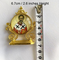 18 Motivi, 2 Colori Oro e Argento, Icone Auto, Immagini 3D di Gesù Cristo, Articoli per Chiesa e Accessori per Vescovi