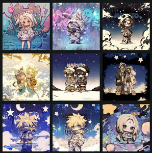 DM Wholesale Ninja Shinobi Anime Square Shikishi Art Board 15x15cm Blind Box 150 Pack Master Carton Retail Toy Supply - Product Image 3