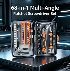 Set di Cacciaviti a Cricchetto, Kit di Riparazione Domestica, Strumenti per Manutenzione <span class=keywords><strong>PC</strong></span> ed Elettronica, Attrezzi per Montaggio Mobili - Product Image 1