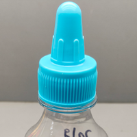 Bouchons à vis pour bouteilles d'eau 28 mm en PE durables, jetables, de qualité alimentaire, avec logo personnalisé, vente en gros