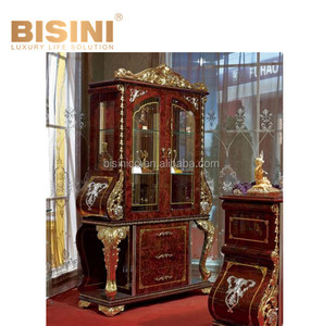 Mueble de latón de diseño Retro italiano mostrador y taburete de <span class=keywords><strong>Bar</strong></span> de madera, mesa de <span class=keywords><strong>Bar</strong></span> dorada de 24K con incrustaciones con ajuste de latón - Product Image 3